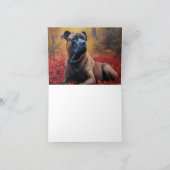 Cane Corso in Herfstbladeren Herfst Inspire Kaart (Binnen)