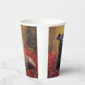 Cane Corso in Herfstbladeren Herfst Inspire Papieren Bekers (Rechts)