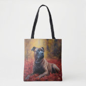 Cane Corso in Herfstbladeren Herfst Inspire Tote Bag (Voorkant)