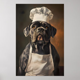Cane Corso In Kooksmuts Poster, Huisdier Poster, C Poster
