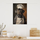 Cane Corso In Kooksmuts Poster, Huisdier Poster, C Poster (Keuken)