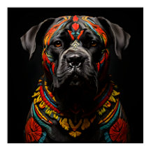 Cane Corso in Warrior kleding
