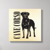Cane Corso - Italiaans Mastiff Canvas Afdruk (Voorkant)