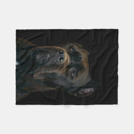 Cane Corso - Italiaans Mastiff Fleece Deken (Voorkant (Horizontaal))