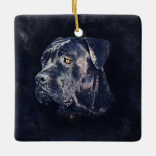 Cane Corso - Italiaans Mastiff-portret Keramisch Ornament