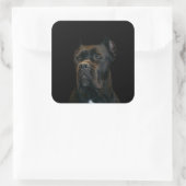 Cane Corso - Italiaans Mastiff Vierkante Sticker (Tas)