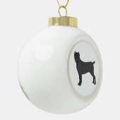 Cane Corso, Italiaanse mastiff Kerst Ornament (Links)
