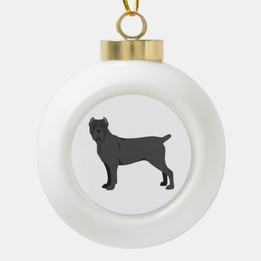 Cane Corso, Italiaanse mastiff Kerst Ornament (Voorkant)