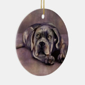Cane Corso - Italiaanse Mastiff Puppy Keramisch Ornament (Rechts)