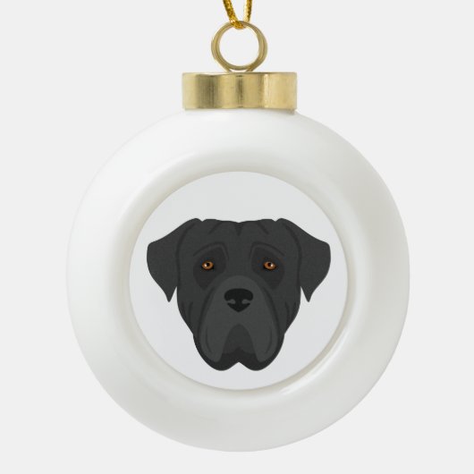 Cane Corso, Italian mastiff Christmas Ornament (Voorkant)