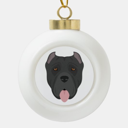 Cane Corso, Italian mastiff Christmas Ornament (Voorkant)