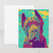 Cane Corso italian mastiff Notitiekaartje (Voorkant / Achterkant)