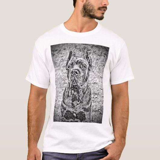 Cane Corso italian mastiff T-shirt (Voorkant)