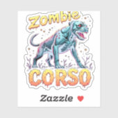 Cane Corso Italian Mastiff Zombie Dog Halloween Es Sticker (Vel)
