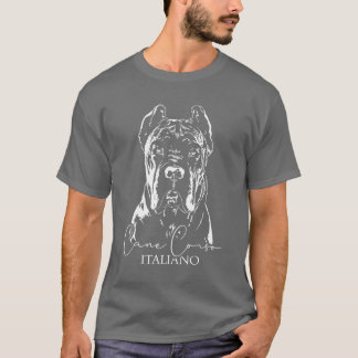Cane Corso Italiano Dog Dog Portrait Dog Portrait  T-shirt
