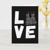 Cane Corso Italiano Kaart (Gele Bloem)