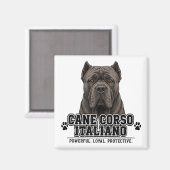 🐾 Cane Corso Italiano 🐾 Magneet (Voorkant / Achterkant)