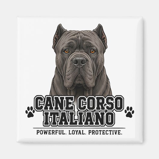 🐾 Cane Corso Italiano 🐾 Magneet (Voorkant)