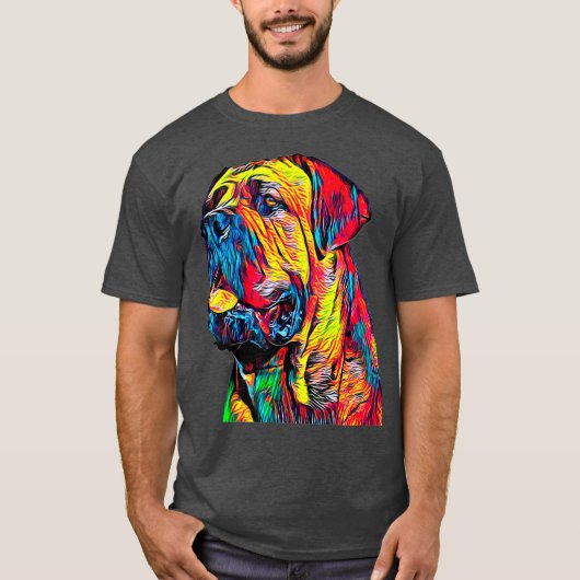 Cane Corso Italy Mastiff Dog Head T-shirt (Voorkant)