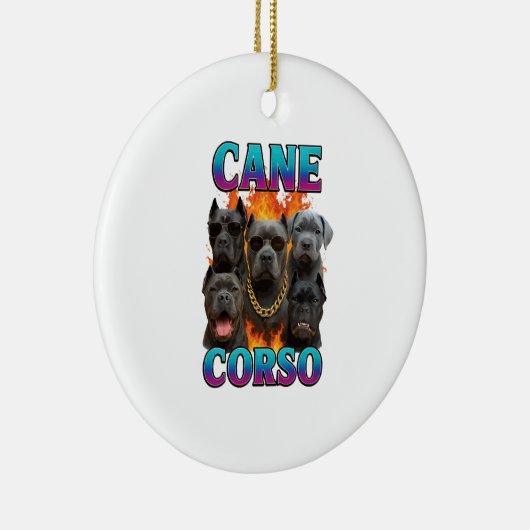 Cane Corso Keramisch Ornament (Rechts)