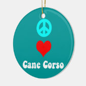 Cane Corso Keramisch Ornament (Links)