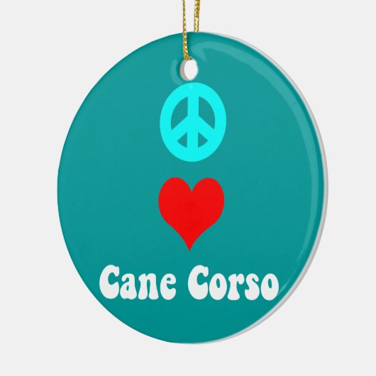 Cane Corso Keramisch Ornament (Links)
