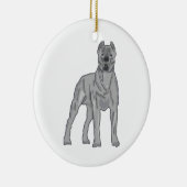 Cane Corso Keramisch Ornament (Rechts)
