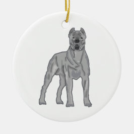Cane Corso Keramisch Ornament