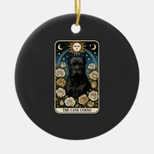 Cane Corso Keramisch Ornament (Voorkant)