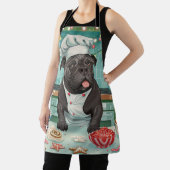 Cane Corso Kerstbakfeest: Festieve Kerstmis Schort (Insitu)