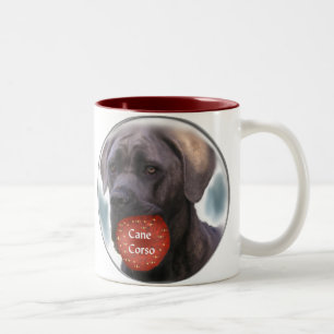 Cane Corso-kerstcadeaus Tweekleurige Koffiemok