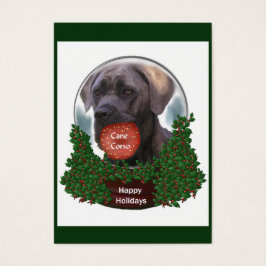 Cane Corso Kerstcadeaus Visitekaartje