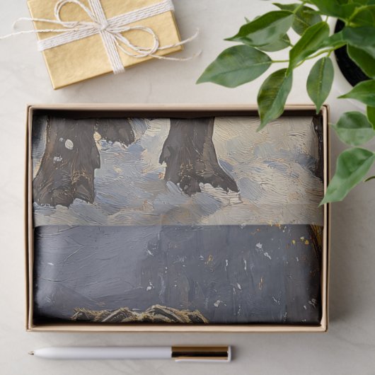 Cane Corso kerstdecoupage Tissuepapier (Geschenk)