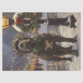 Cane Corso kerstdecoupage Tissuepapier (Voorkant)