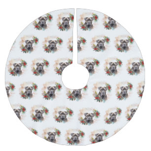 Cane Corso Kerstkrans Feestelijke Pup Kerstboom Rok