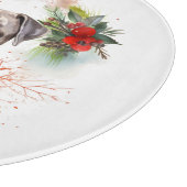 Cane Corso Kerstkrans Feestelijke Pup Snijplank (Hoek)