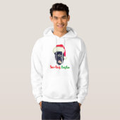 Cane Corso kerstman's Bestie Familie Pajama Hoodie (Voorkant volledig)