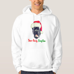 Cane Corso kerstman's Bestie Familie Pajama Hoodie