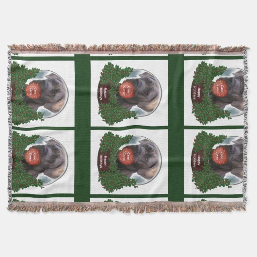 Cane Corso Kerstmis Deken (Voorkant)
