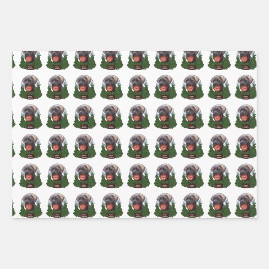 Cane Corso Kerstmis Inpakpapier Vel (Voorkant 3)