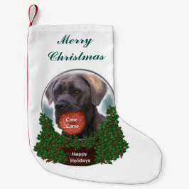 Cane Corso Kerstmis Kleine Kerstsok