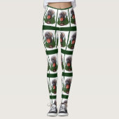 Cane Corso Kerstmis Leggings (Voorkant)
