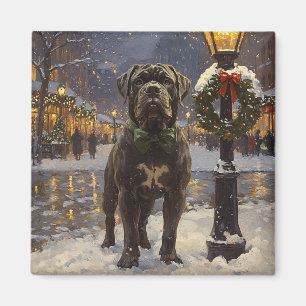 Cane Corso Kerstmis Magneet