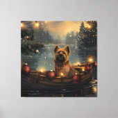 Cane Corso Kerstvakantie Canvas Afdruk (Voorkant)