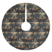 Cane Corso Kerstvakantie Kerstboom Rok (Voorkant)