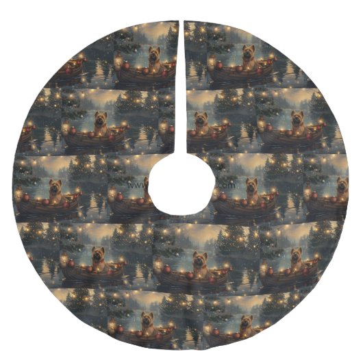 Cane Corso Kerstvakantie Kerstboom Rok (Voorkant)