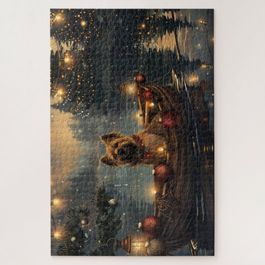 Cane Corso Kerstvakantie Legpuzzel (Verticaal)