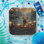 Cane Corso Kerstvakantie Papieren Bordje (Feest)