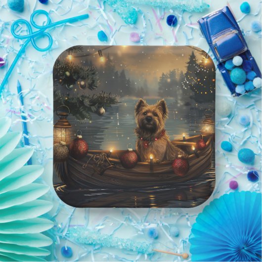 Cane Corso Kerstvakantie Papieren Bordje (Feest)