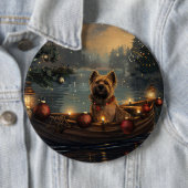 Cane Corso Kerstvakantie Ronde Button 6,0 Cm (In situ)